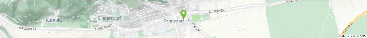 Map representation of the location for Schutzengel-Apotheke Fohnsdorf in 8753 Fohnsdorf
